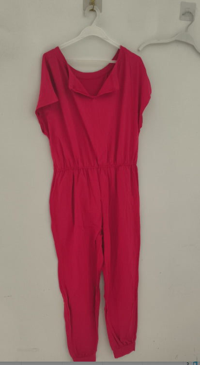 Chic Slant Shoulder Pocket Women's Jumpsuit