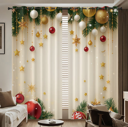 Thickened High-precision Polyester Sun-blocking Curtain
