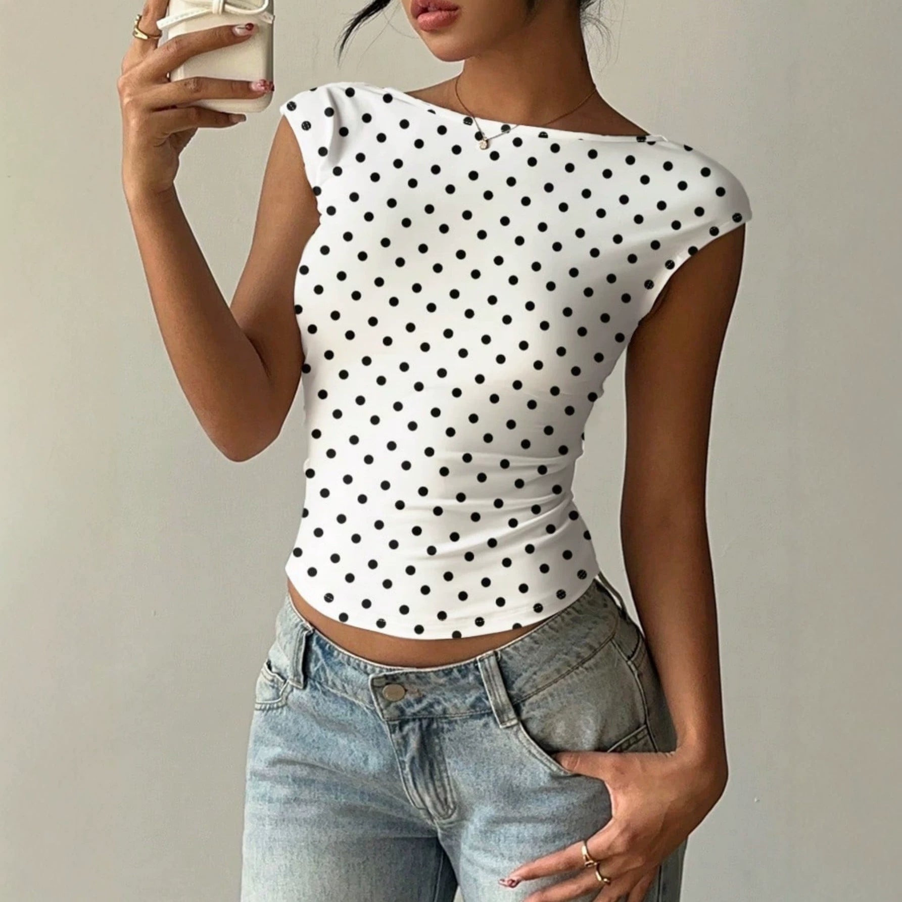 Polka Dot Tank Top