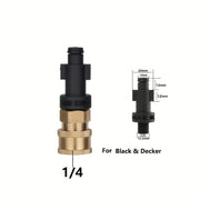 1/4" Quick Release Pressure Washer Adapter for Car Wash Water Gun