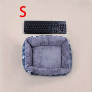 Large Dog Bed With Thickened Warmth - Plush Rectangular Pet Bed For Medium Dogs, Golden Retriever & Small Breeds, Durable Polyester Fabric, Cozy Indoor/Outdoor Use, Easy-Clean Design, Dog Bed For D...