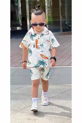 2-Piece Unisex Short Set for Kids and Adults
