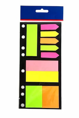 2-pack colorful sticky note pads
