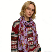 Soft Magenta Scarf