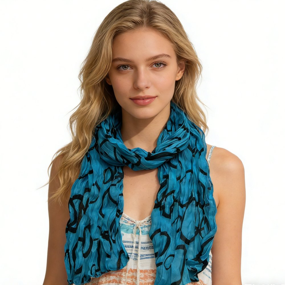 Turquoise Scarf Wrap