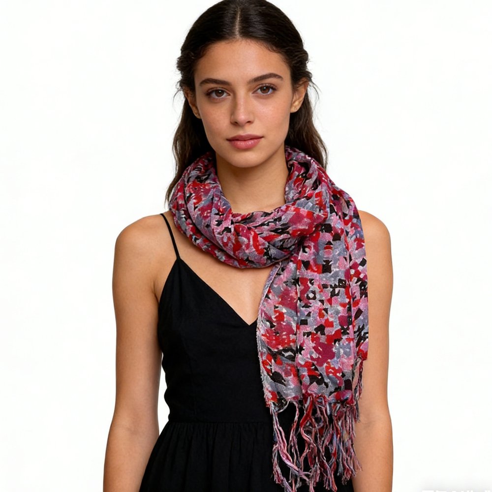 Elegant Red Scarf