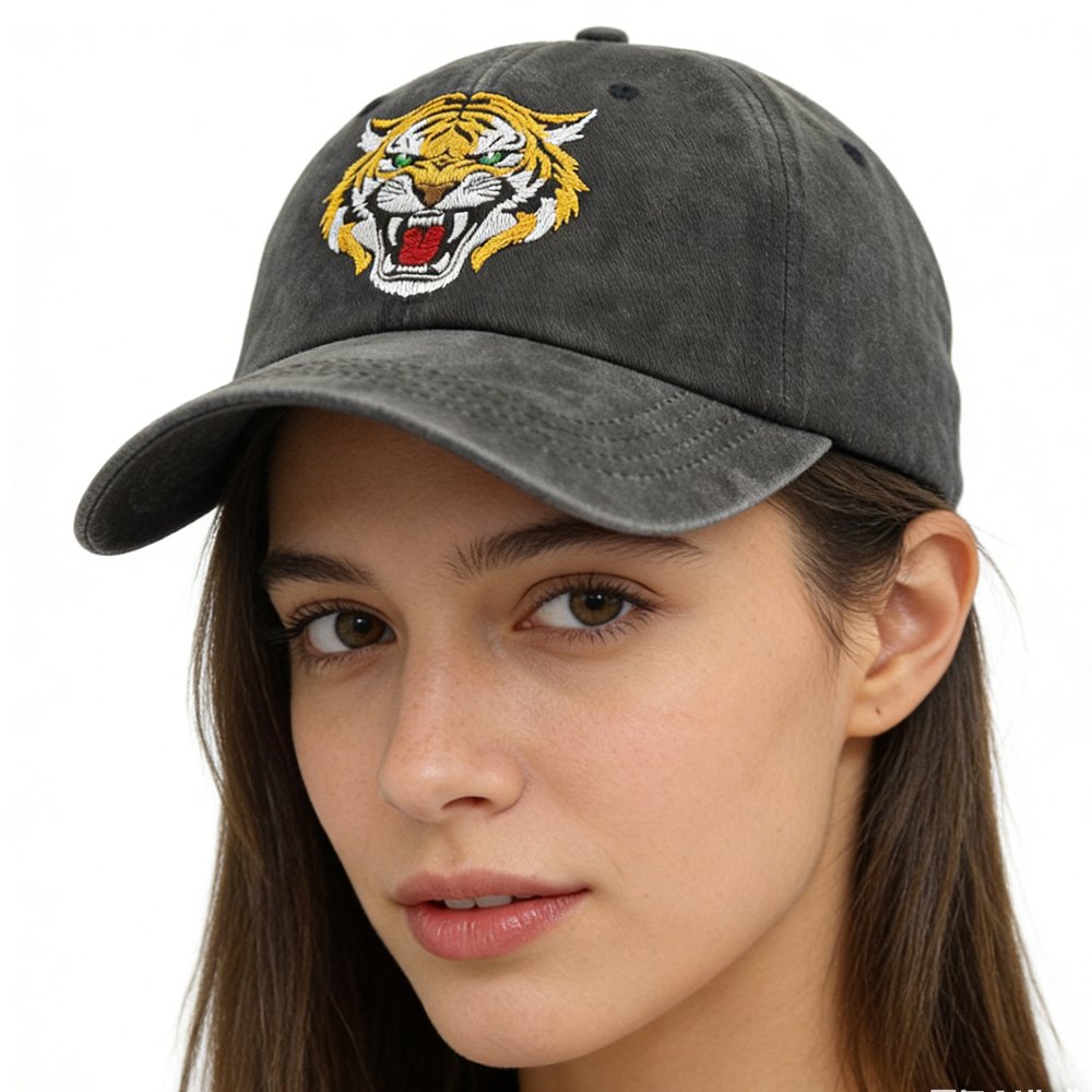 Wild Animal Embroidered Baseball Cap for Men & Women
