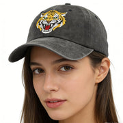 Wild Animal Embroidered Baseball Cap for Men & Women
