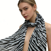 Sheer Monochrome Scarf