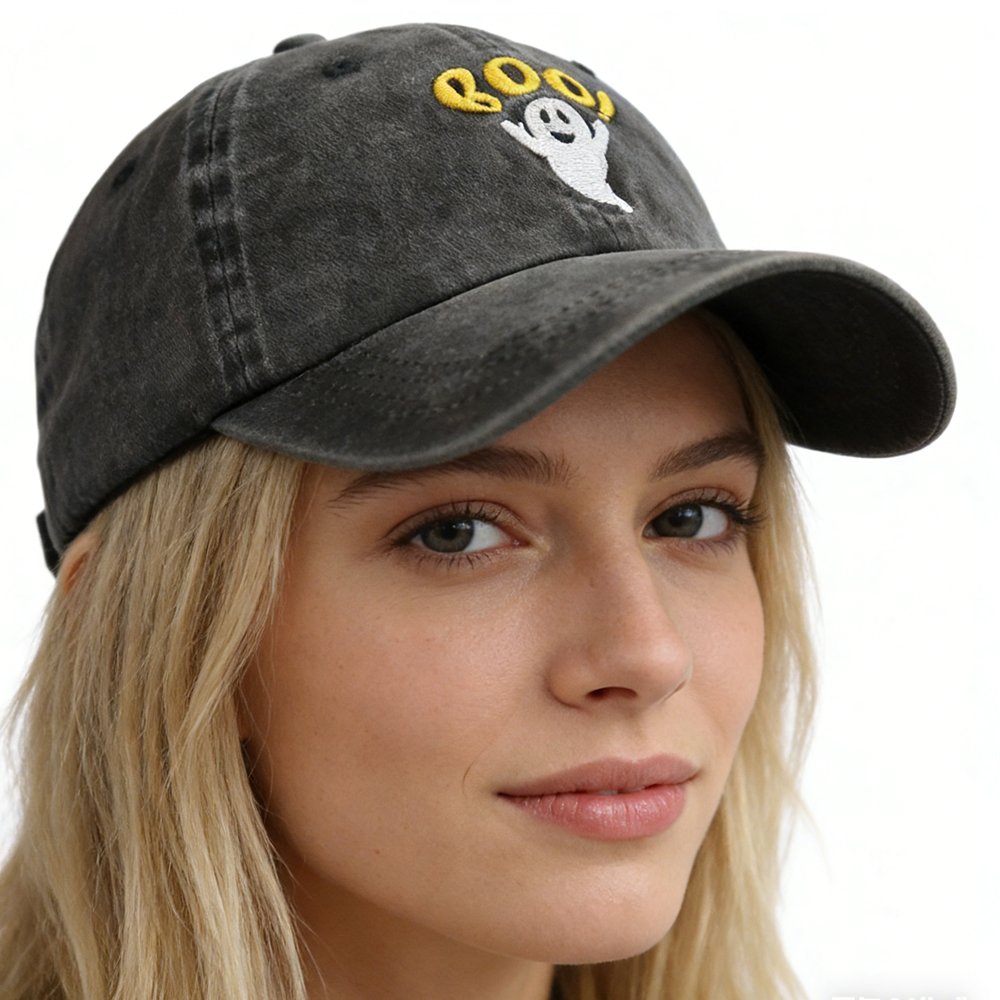 Spooky BOO Baseball Cap for Women & Men