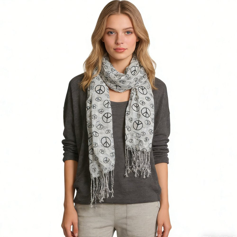 Geo Print Scarf