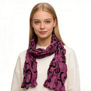 Textured Pink Scarf