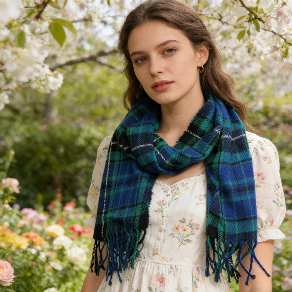 2-Pack Winter Collar Scarf Set for Women and Men