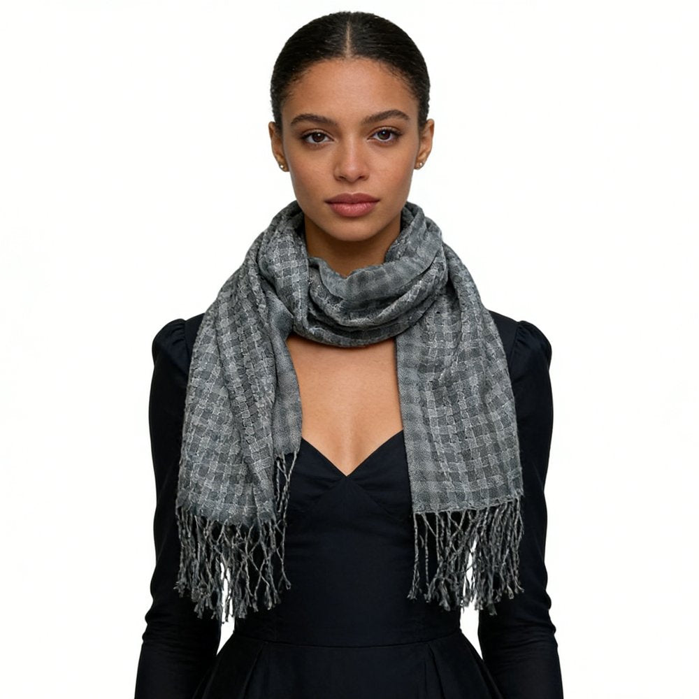 Luxe Grey Scarf
