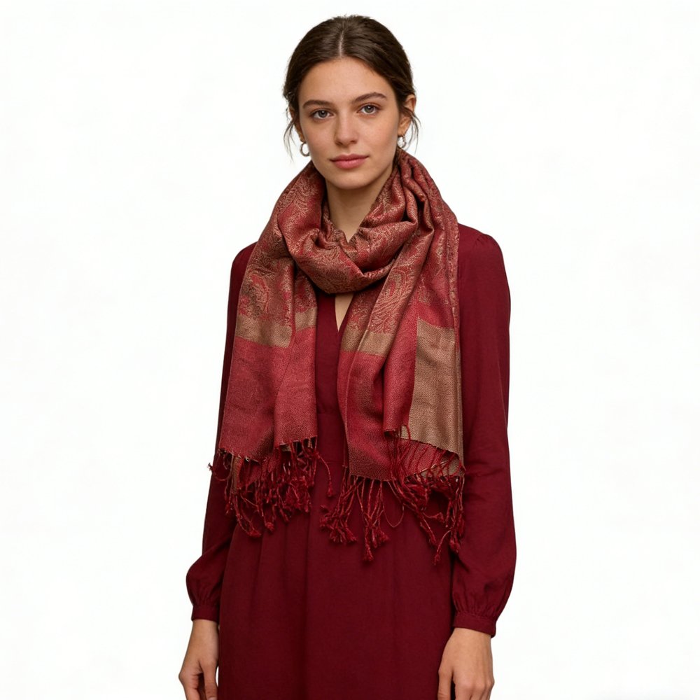 Luxury Red Scarf