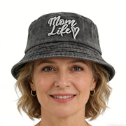 Funny Mom Life Bucket Hat for Women - Sun Beach Hats, Outdoor Travel Hats