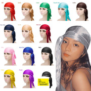 Satin Headwrap Pirate Hip Hop Turban