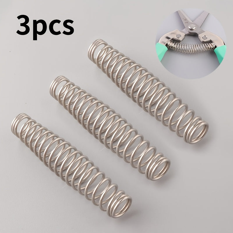 3pcs Precision Pruning Shear Spring, Gardening Spring Replacement Spring Pruner, 5Mm Diameter Pruning Shear Spring Parts for Pruners, Pruning Shears