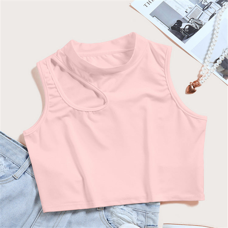 Ladies Off Shoulder High Stretch Vest