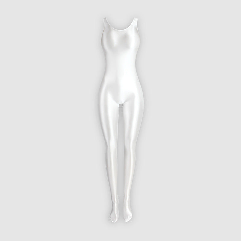 Glossy Stretch Women's Jumpsuit & Bodysuit
