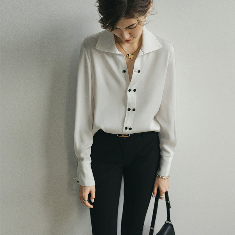 Women's Fashionable Elegant Long-Sleeve Top