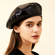 Sequin Beret For Outdoor Style