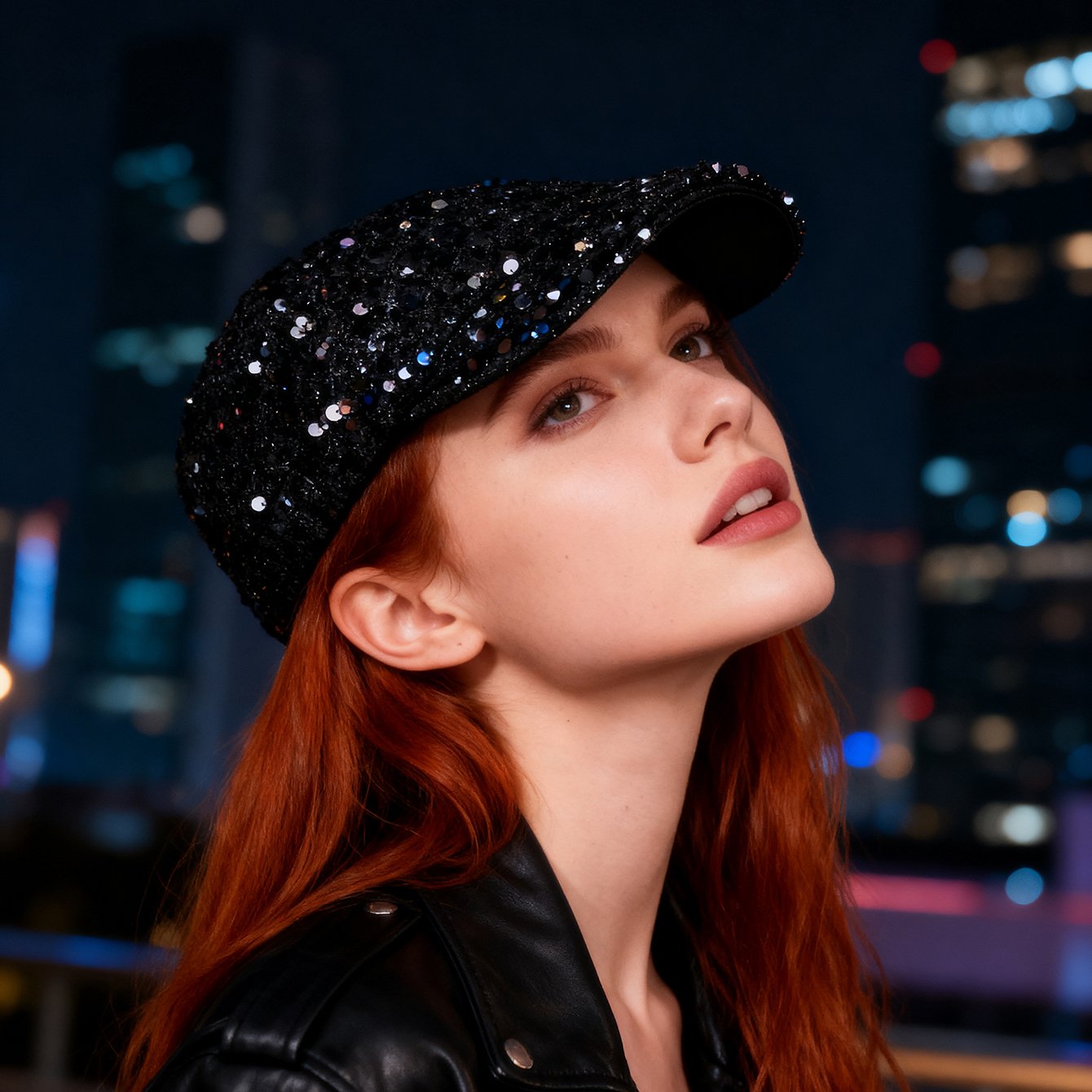 Sequined Stage Hat