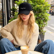 Adjustable Embroidered Cap for All Seasons