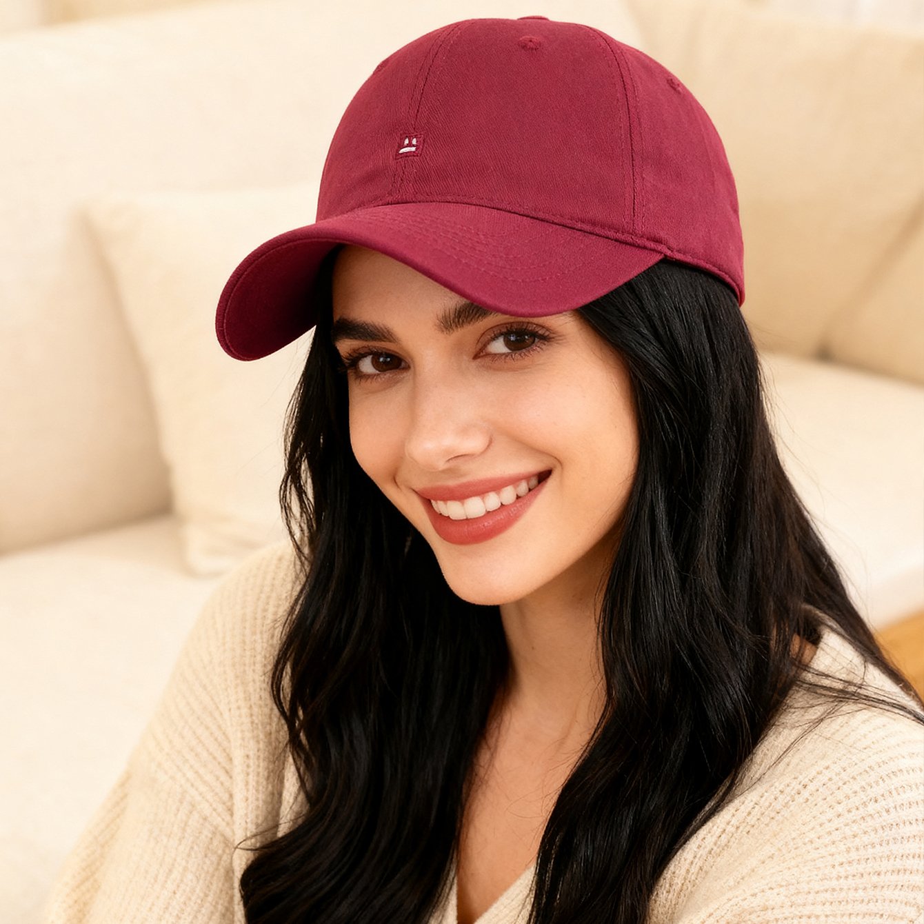 Smile Face Cap