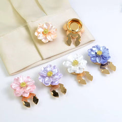 Lightweight Floral Magnetic Brooch Accessory