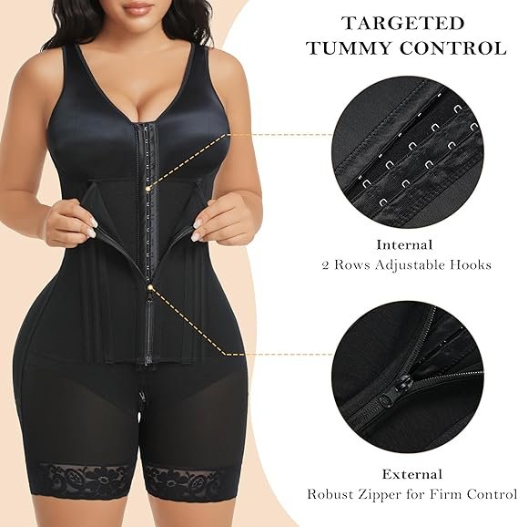 Post Surgery Compression Faja With Tummy Control & Shapewear Support