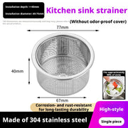 304 Stainless Steel Sink Filter for Golf Club Cleaning
