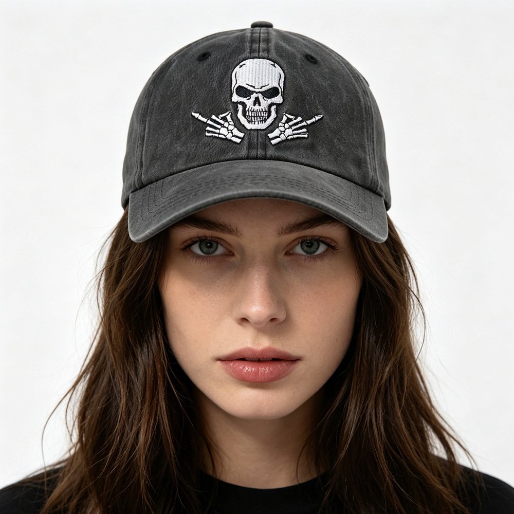Gothic Skull Cap