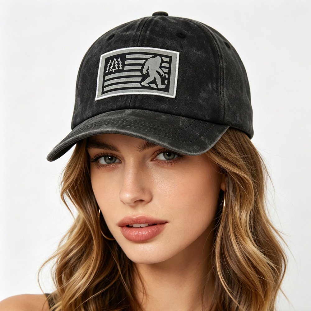 Vintage American Flag Trucker Hat for Men & Women