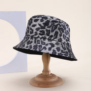Leopard Print Wide-brimmed Fashion Hat for Women