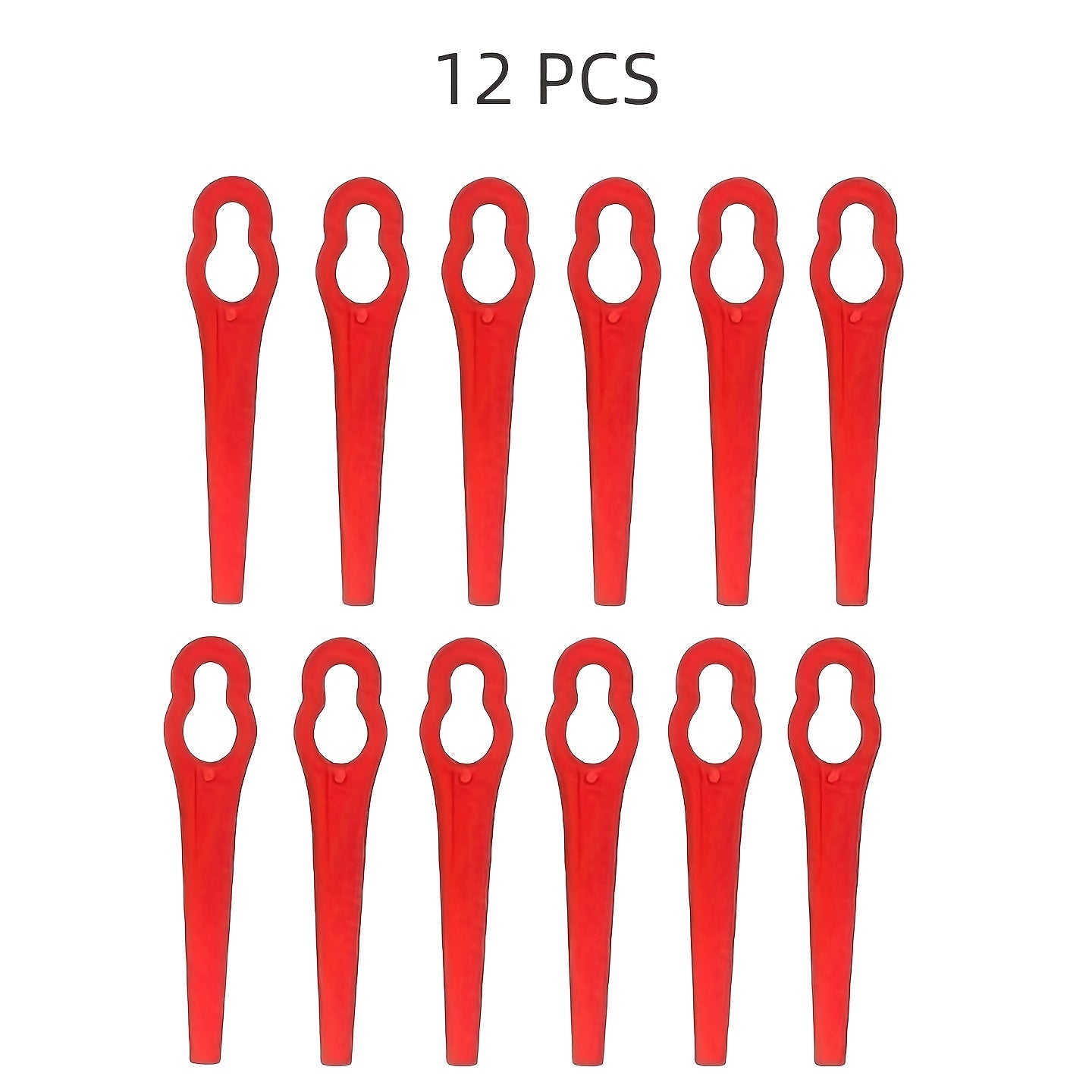 Plastic Grass Trimmer Blade – Key Gourd-Shaped Cutting Blade for Lawn Mower, Garden Use