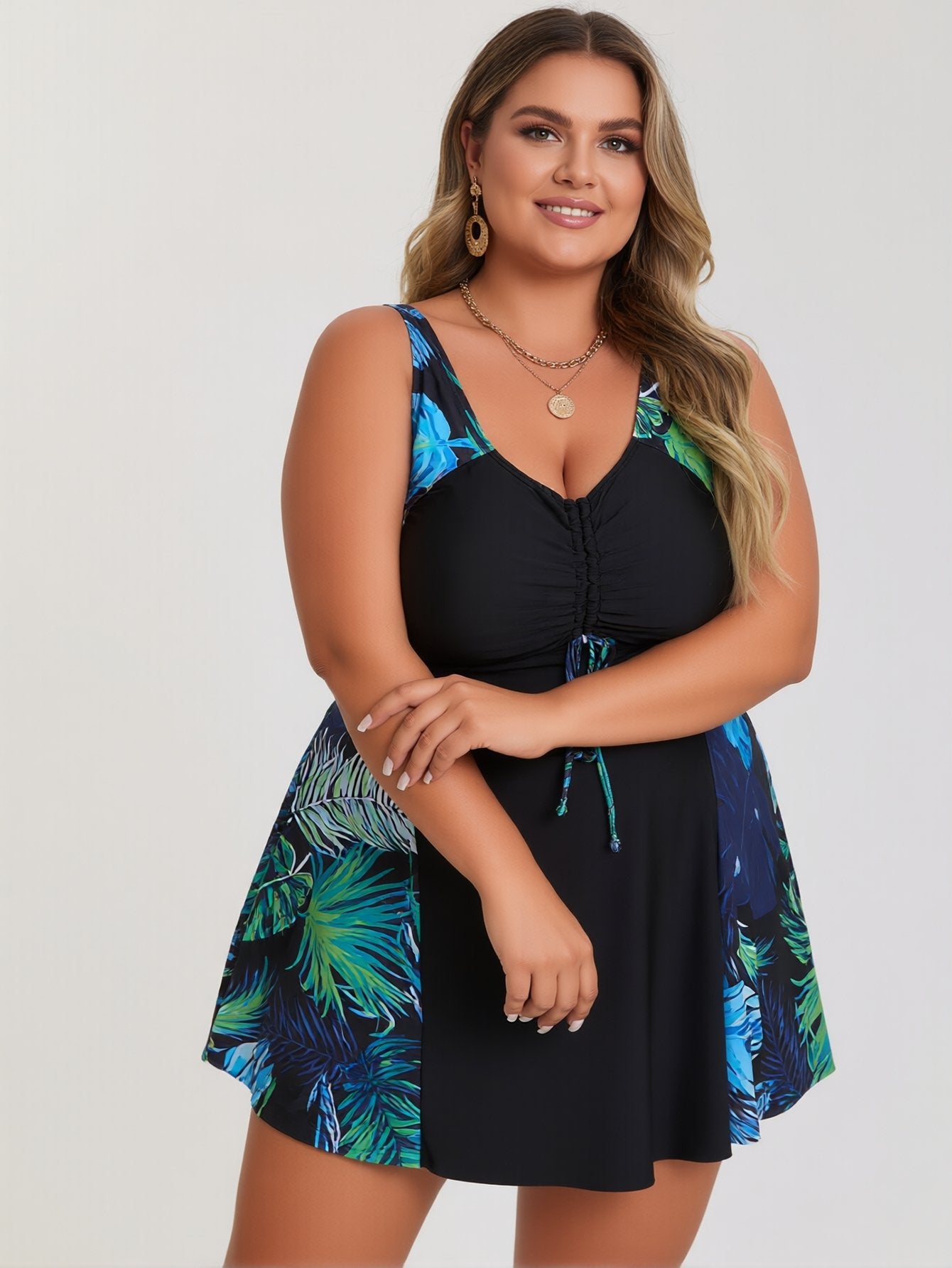 Elegant One Piece Swimsuit For Beach Vacation