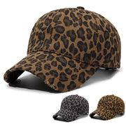 Leopard Print Baseball Cap for Men & Women - Adjustable Sun Protection Cap