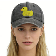 Adjustable Funny Duck Baseball Cap for Women & Men