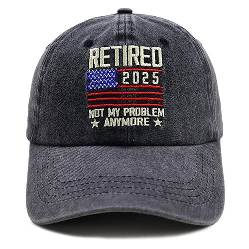 Celebrate Retirement with an American Flag Baseball Cap