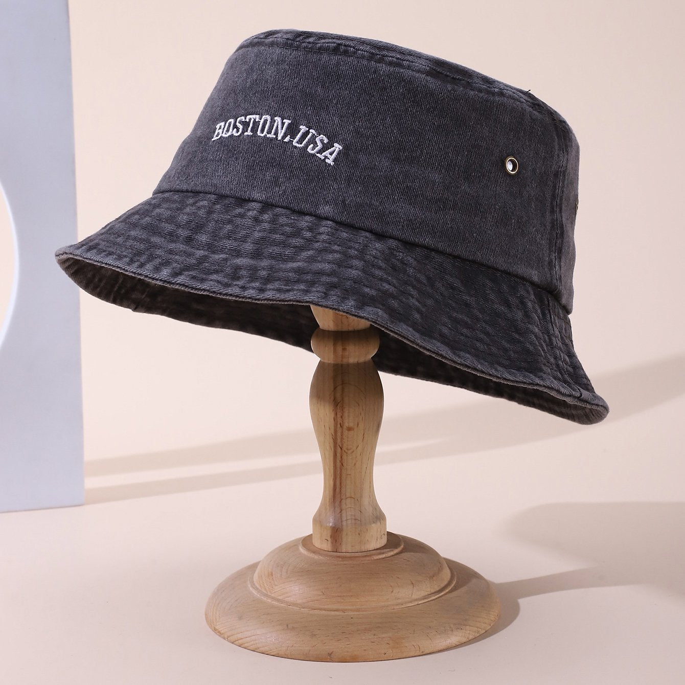 Wide-brimmed Fisherman Hat for Women - Distressed Korean Style