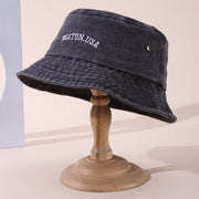Wide-brimmed Fisherman Hat for Women - Distressed Korean Style