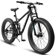 Men's 26 Inch Mountain Bike with 21 Speeds and Disc Brakes