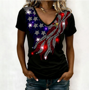 Sparkle All Day V-Neck Tee