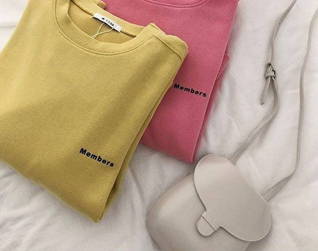 Cozy Oversized Crew Neck Long-Sleeve Pullover Top