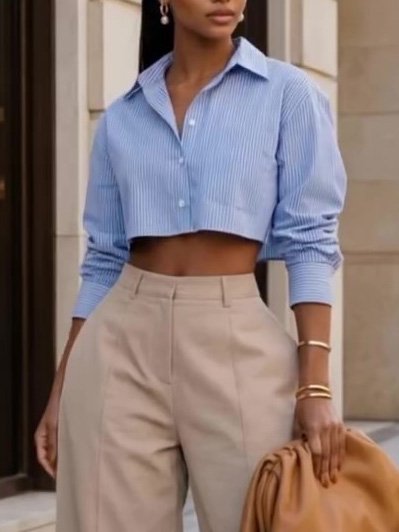 Cropped Chic Shirt
