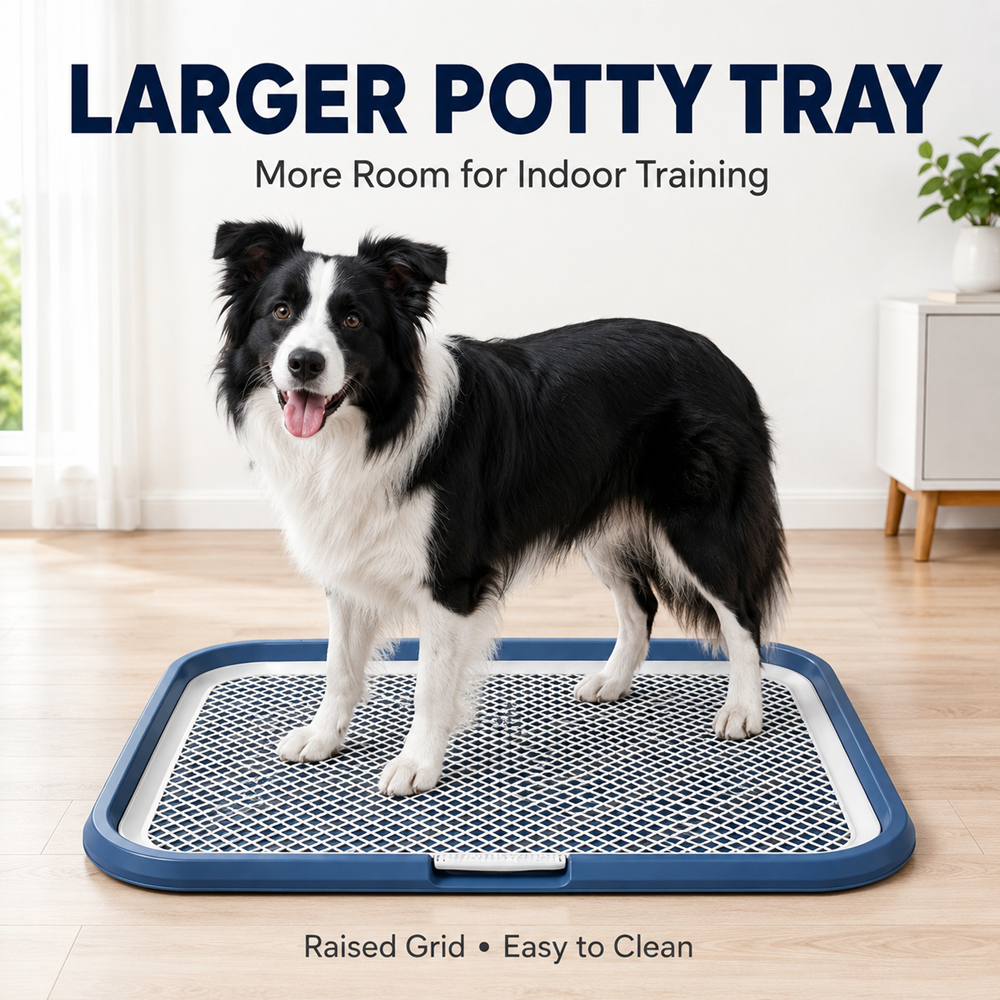 Indoor Dog Toilet for Puppy Training - Leak-Proof Potty Tray