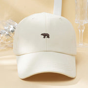 Matching Light Gray Embroidered Baseball Cap for Men & Women