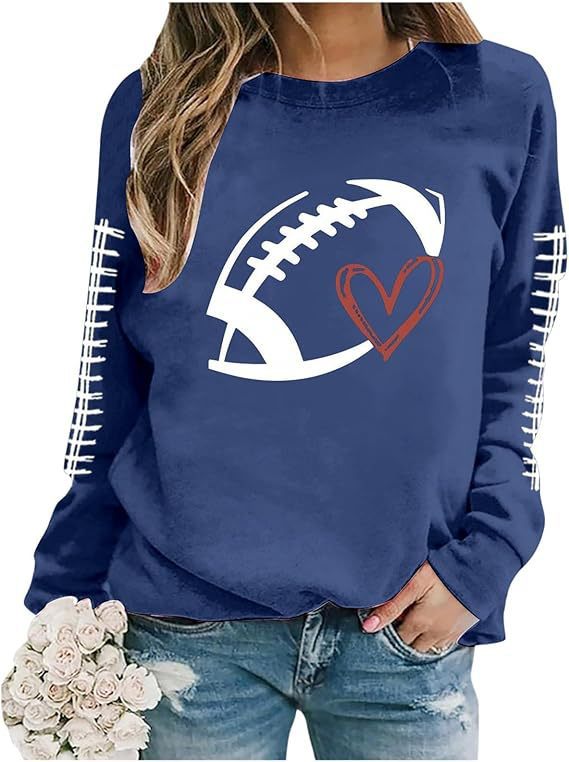 Women's Geometric Print Baseball Pullover Sweatshirt