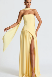 Stylish Tube Top Dress for Women - Elegant Split Design